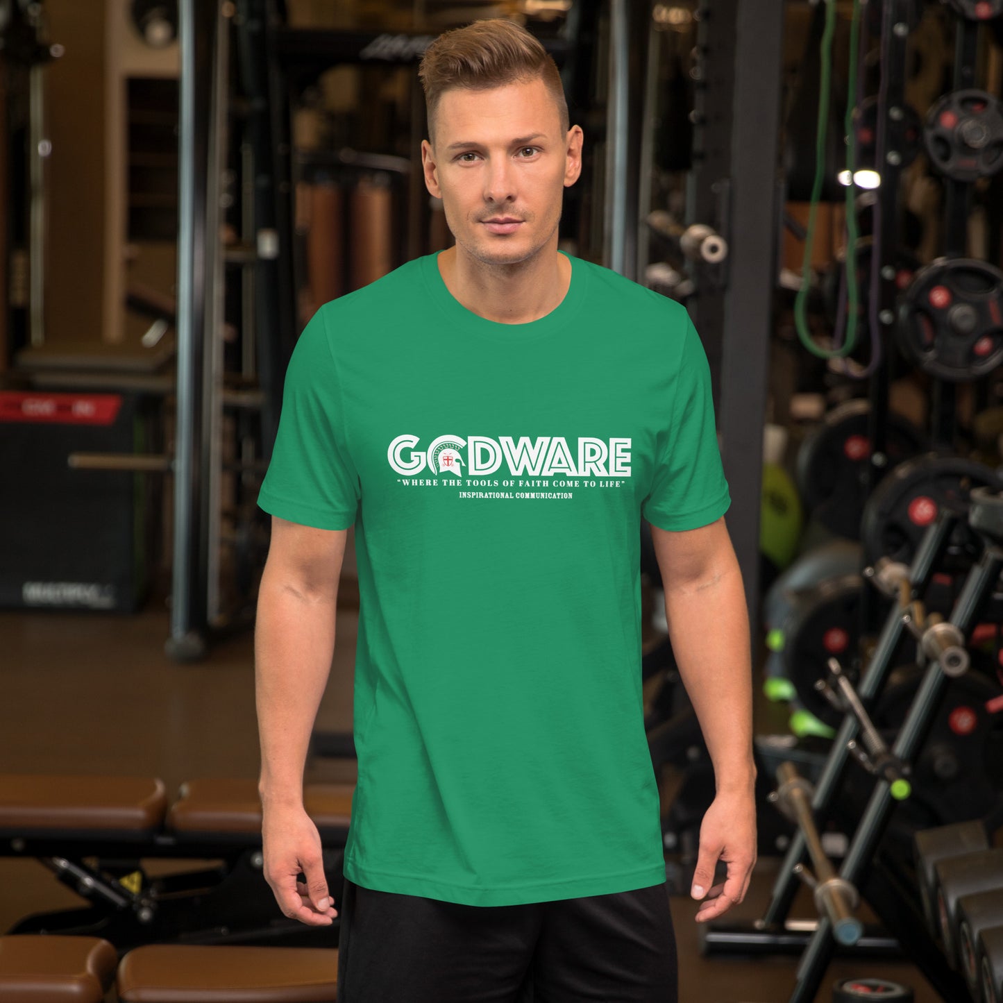 Godware Logo short-sleeved Unisex t-shirt (white print)