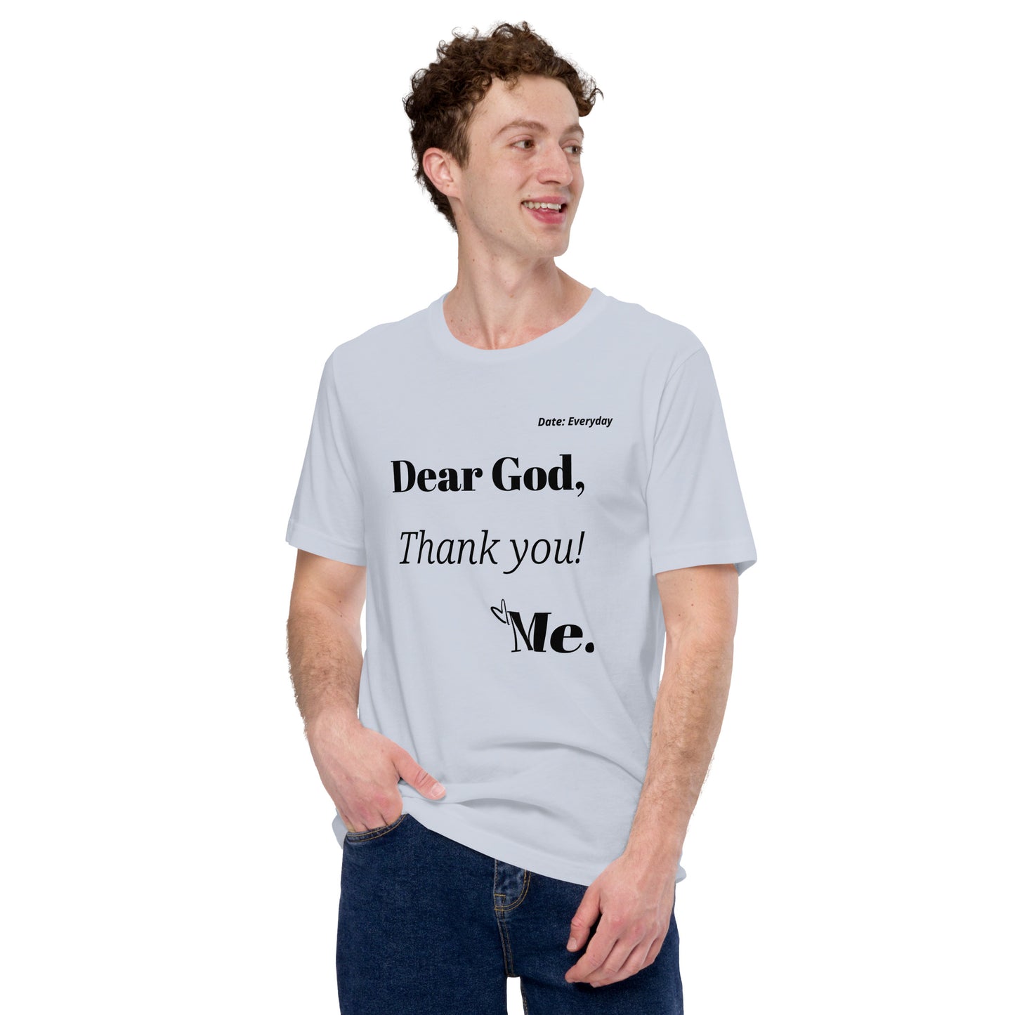 Dear God Unisex t-shirt - Black print