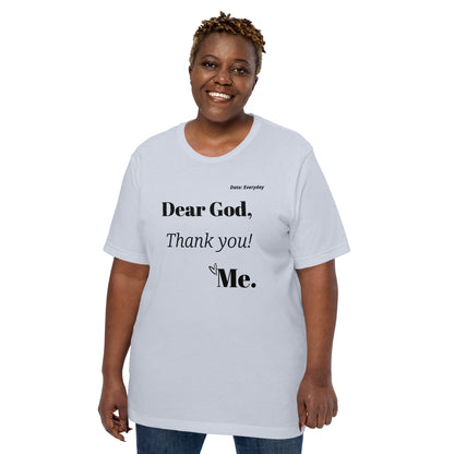 Dear God Unisex t-shirt - Black print