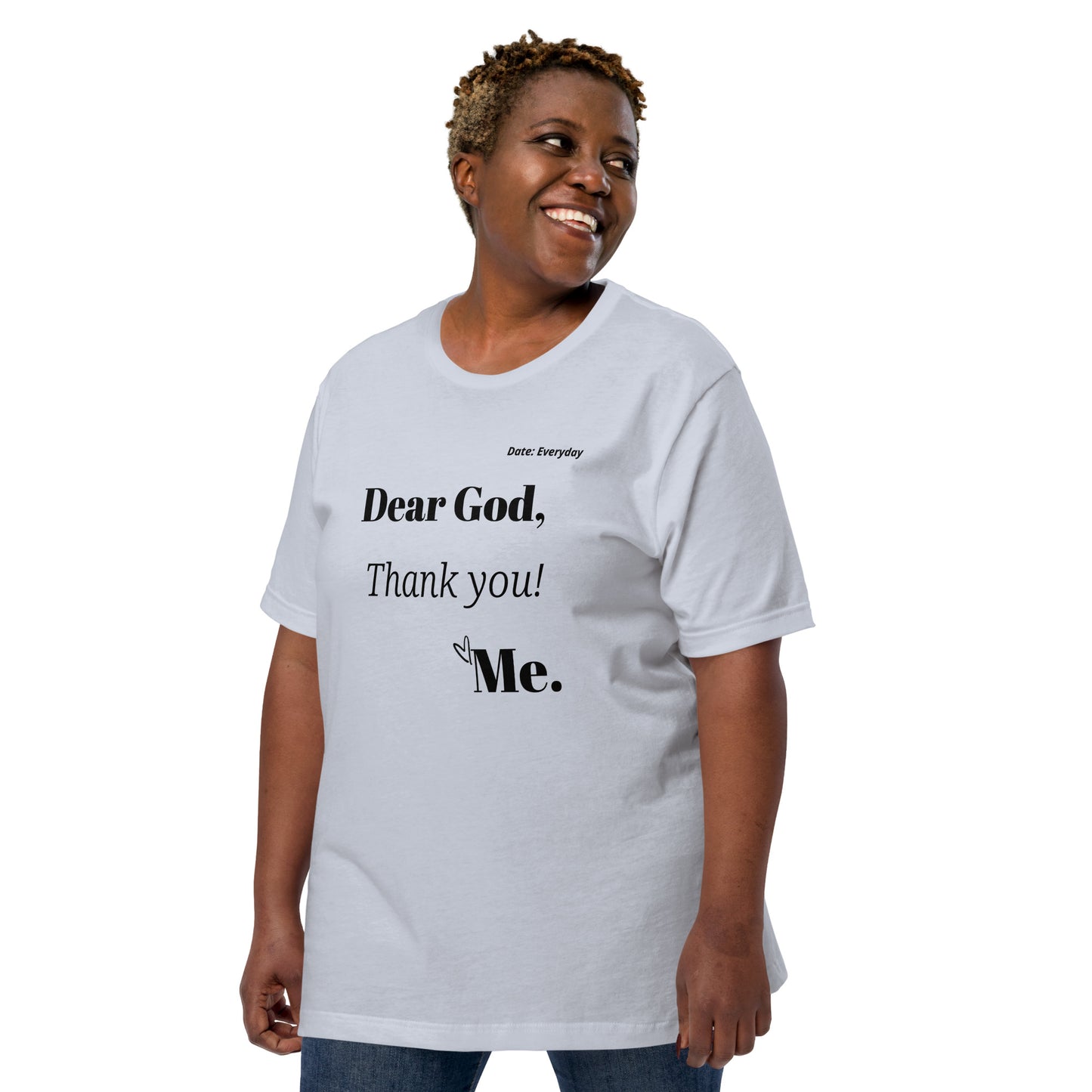 Dear God Unisex t-shirt - Black print