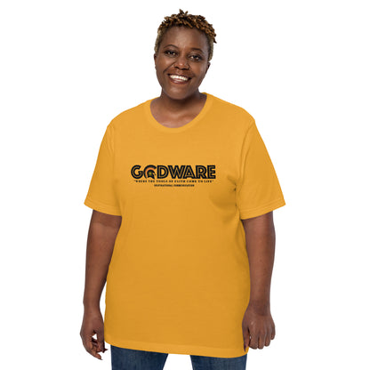 Godware Logo short-sleeved Unisex t-shirt  (black print)