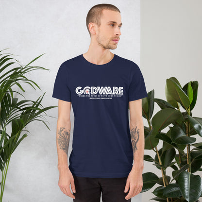 Godware Logo short-sleeved Unisex t-shirt (white print)