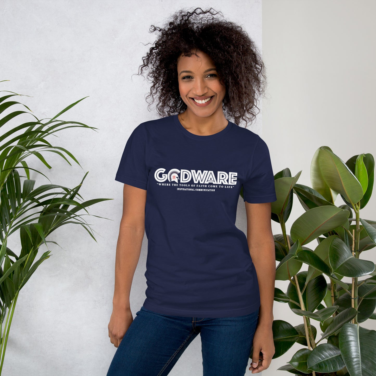 Godware Logo short-sleeved Unisex t-shirt (white print)