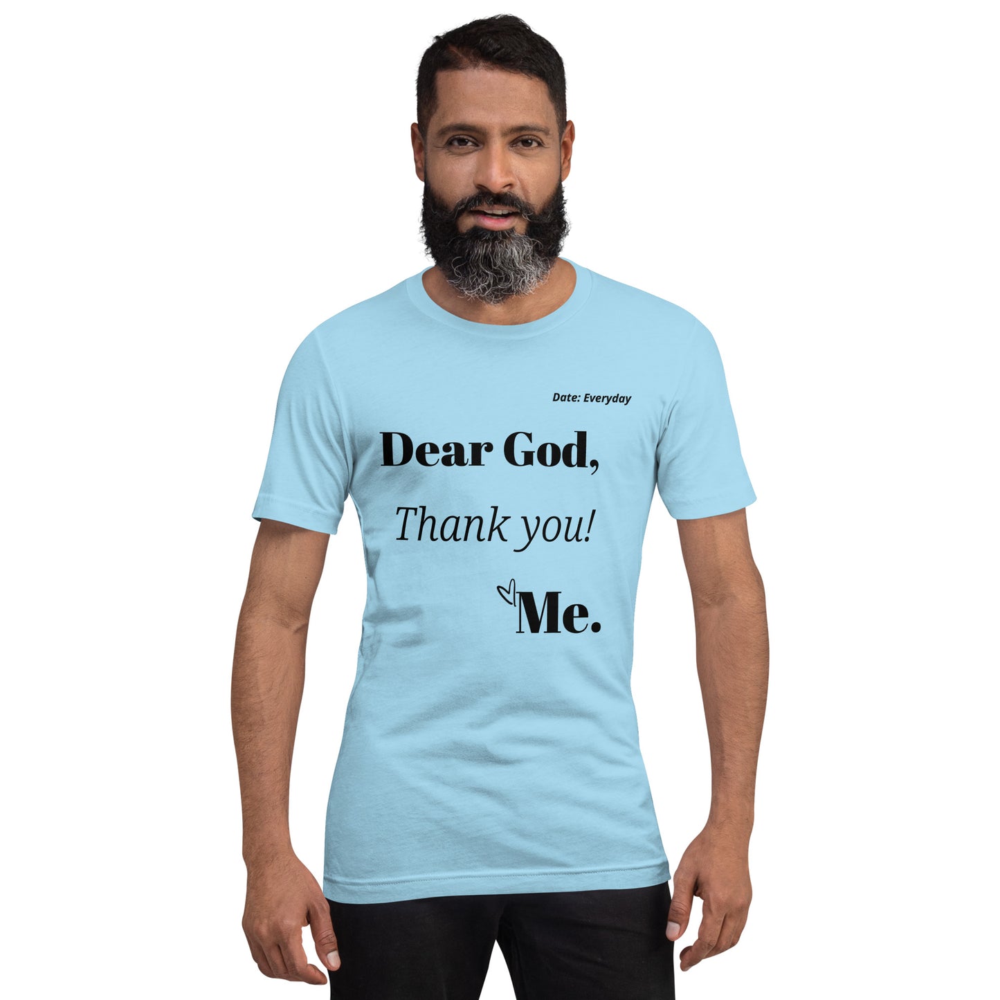 Dear God Unisex t-shirt - Black print