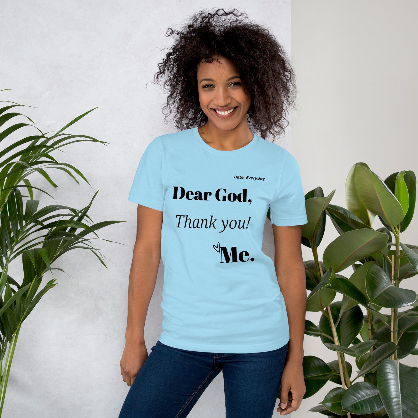 Dear God Unisex t-shirt - Black print