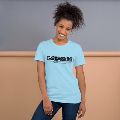 Godware Logo short-sleeved Unisex t-shirt  (black print)