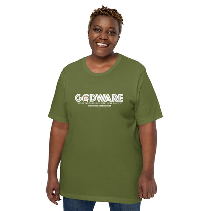 Godware Logo short-sleeved Unisex t-shirt (white print)