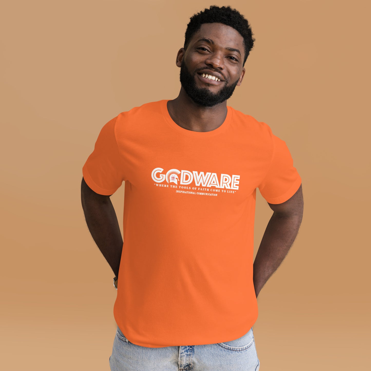 Godware Logo short-sleeved Unisex t-shirt (white print)