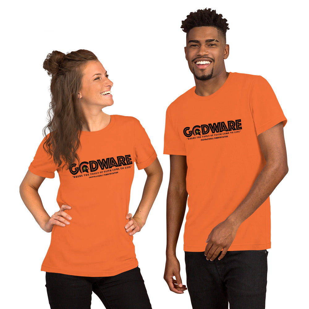 Godware Logo short-sleeved Unisex t-shirt  (black print)