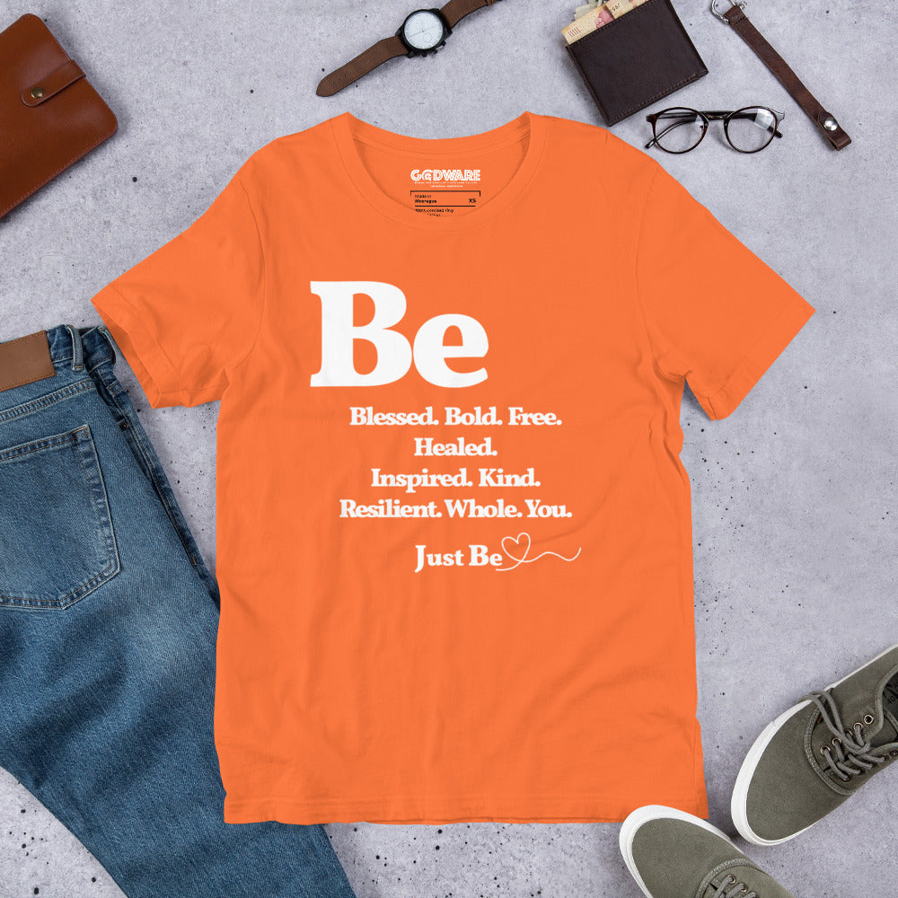 Be Inspired short-sleeved unisex t-shirt