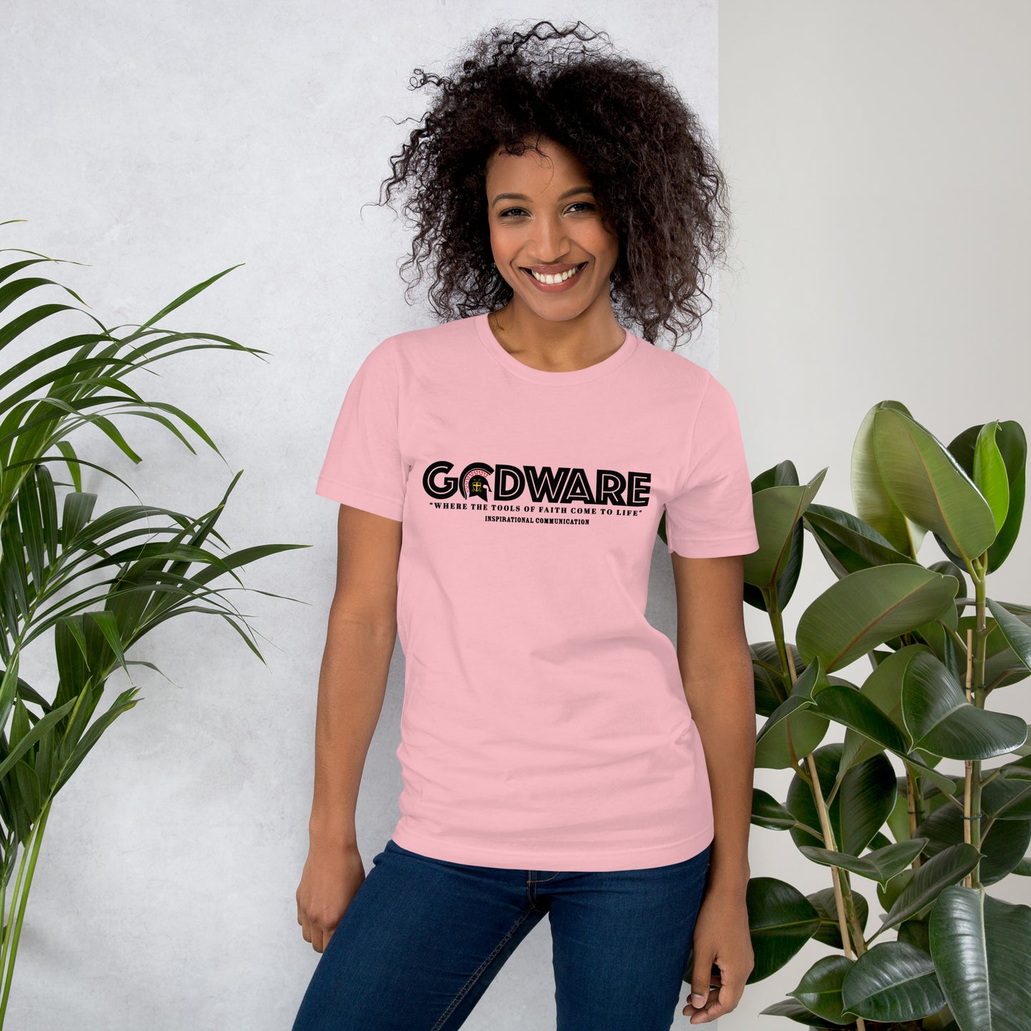 Godware Logo short-sleeved Unisex t-shirt  (black print)