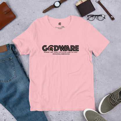 Godware Logo short-sleeved Unisex t-shirt  (black print)