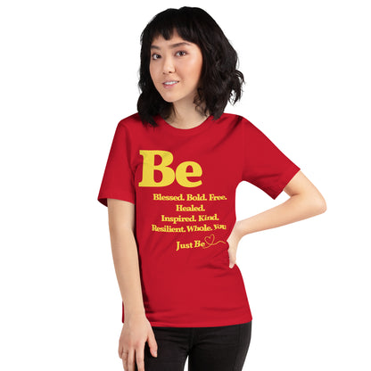 Be Inspired Unisex short-sleeve t-shirt