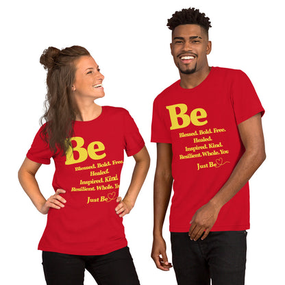 Be Inspired Unisex short-sleeve t-shirt