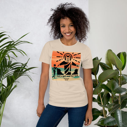 Just a Girl - Unisex cotton t-shirt (larger sizes)