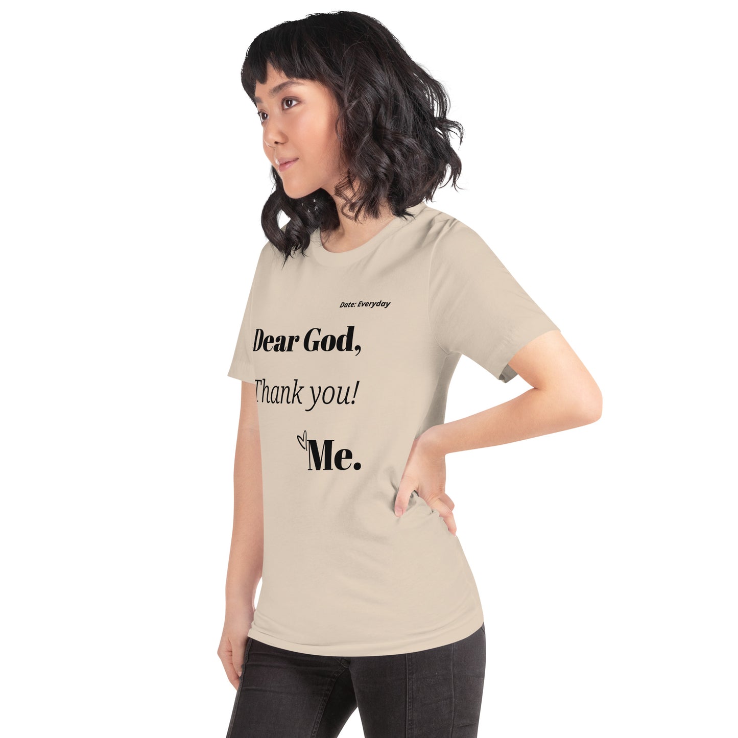 Dear God Unisex t-shirt - Black print