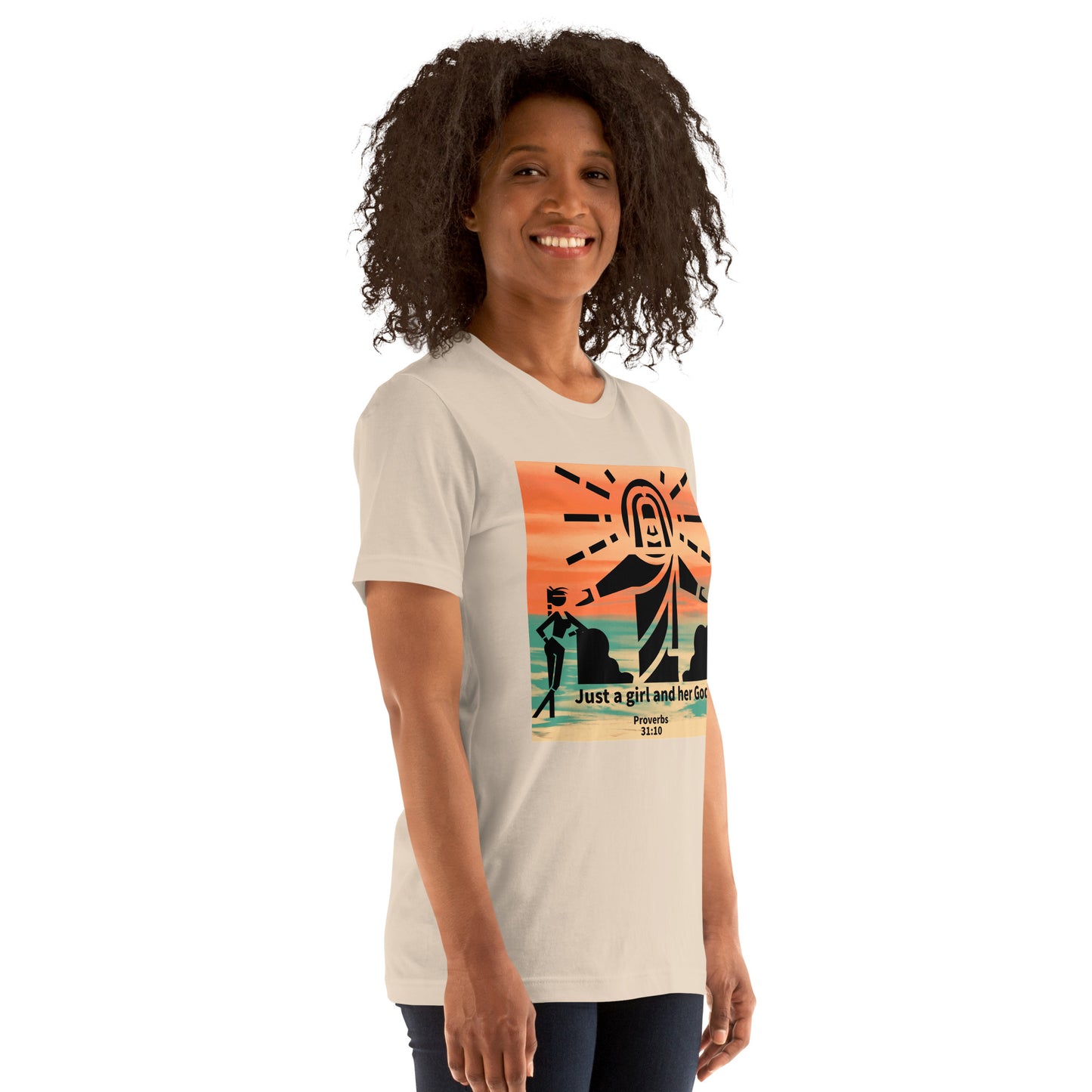 Just a Girl - Unisex cotton t-shirt (larger sizes)