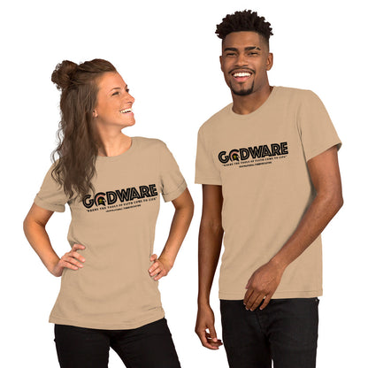 Godware Logo short-sleeved Unisex t-shirt  (black print)