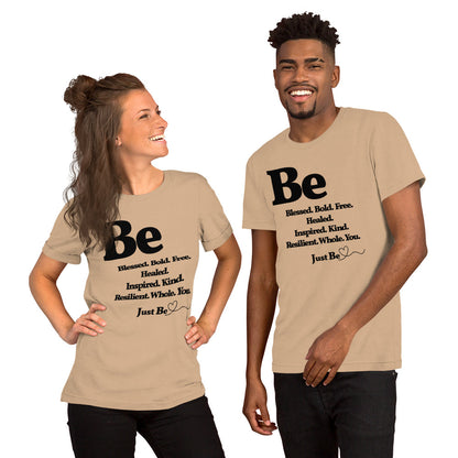 Be Inspired short-sleeved unisex t-shirt