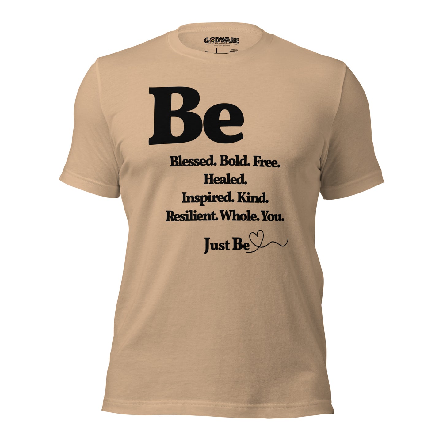 Be Inspired short-sleeved unisex t-shirt