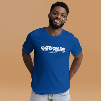 Godware Logo short-sleeved Unisex t-shirt (white print)