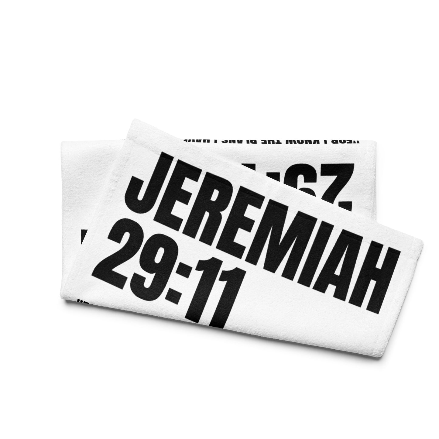 Jeremiah 29:11 Hand Towel - Inspirational Christian Bathroom Decor | GodWare