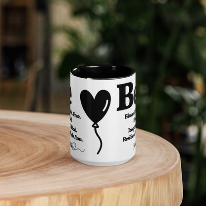 Be Inspired Mug - White & Black