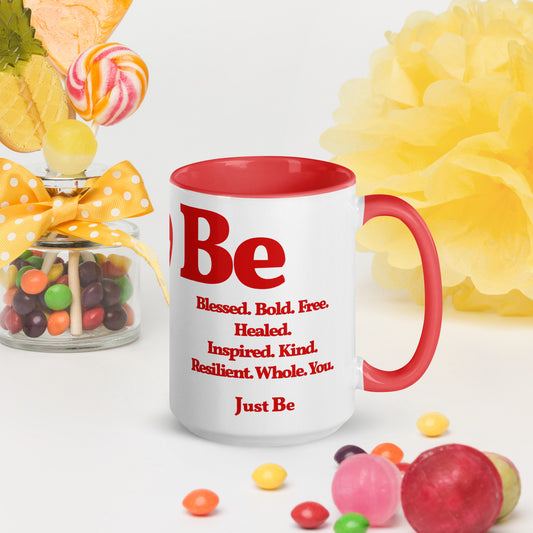 Be Inspired Mug - White & Red