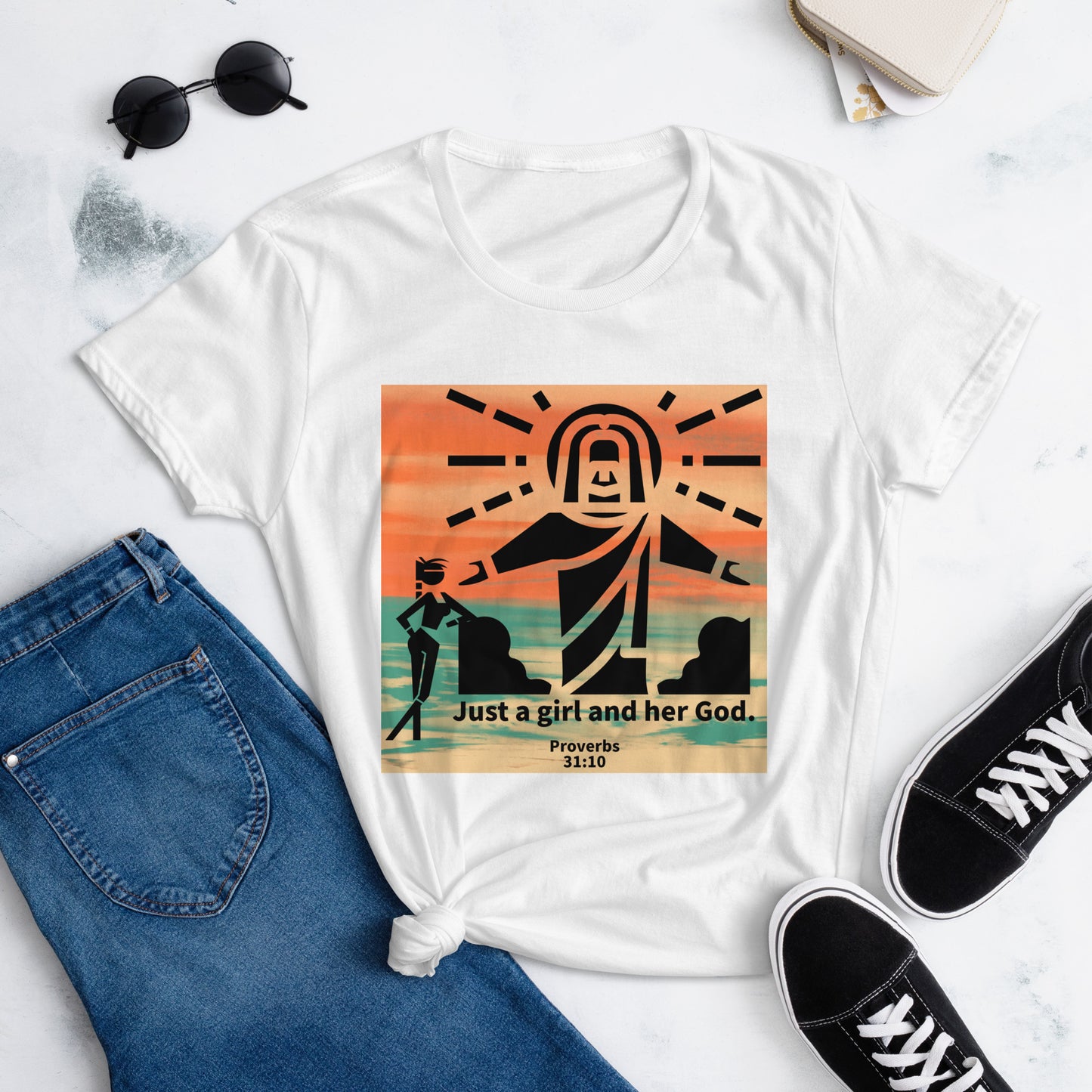 "Just a Girl" Women's t-shirt