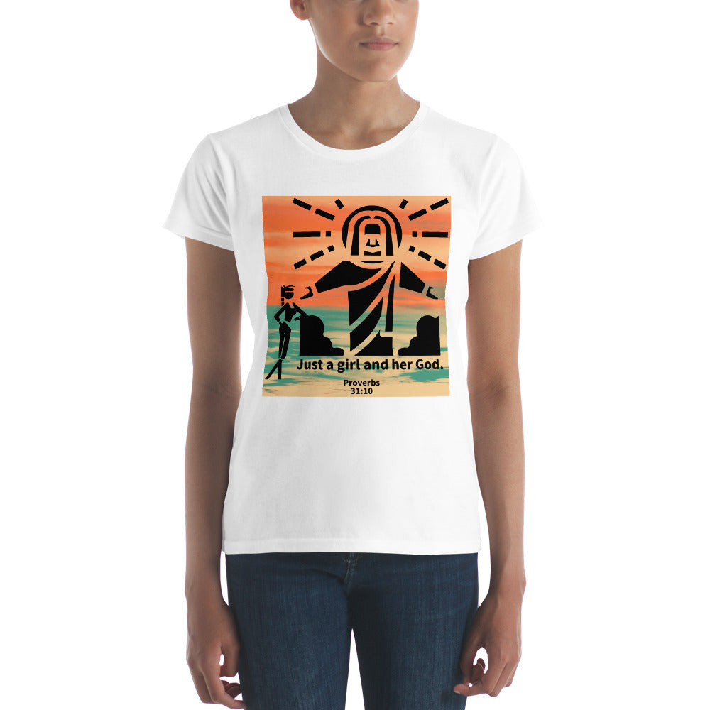 "Just a Girl" Women's t-shirt