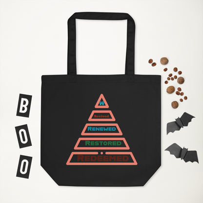 Tote Bag - Redeemed (Peach trim)