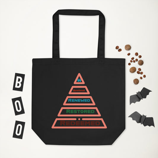 Tote Bag - Redeemed (Peach trim)