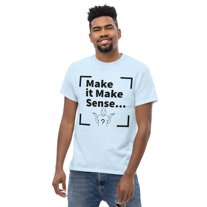 Make Sense Men's T-shirt - Black Print