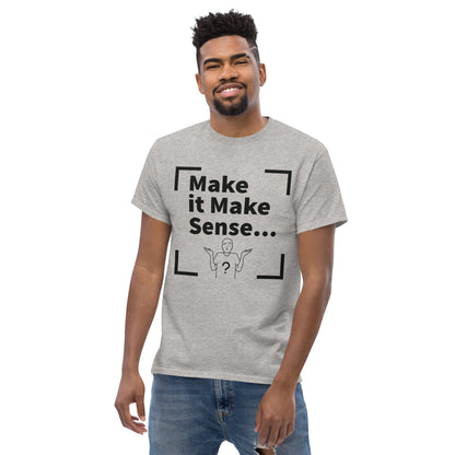 Make Sense Men's T-shirt - Black Print