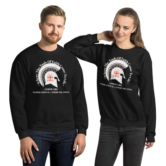 Godware Logo Unisex Sweatshirt - White logo