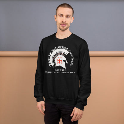 Godware Logo Unisex Sweatshirt - White logo