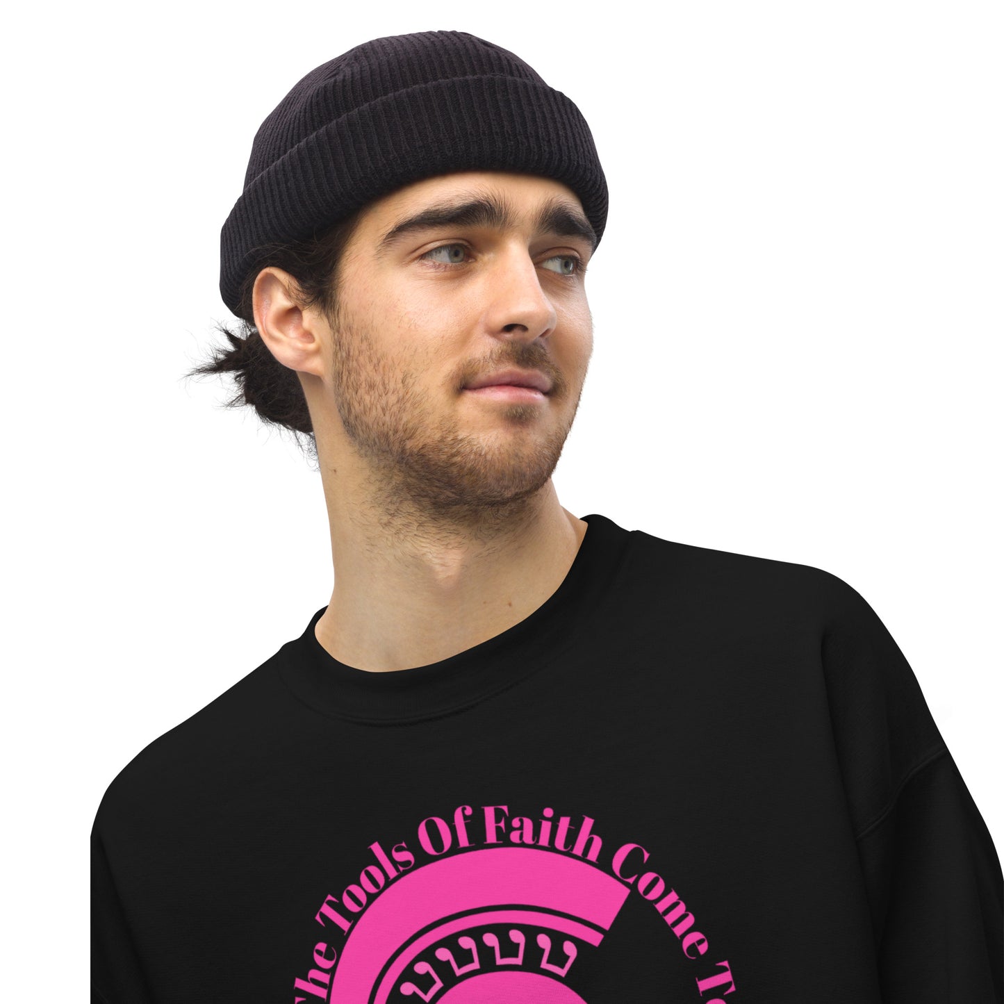 Godware Logo Unisex Sweatshirt - Hot Pink logo