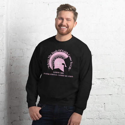 Godware Logo Unisex Sweatshirt - Light pink logo