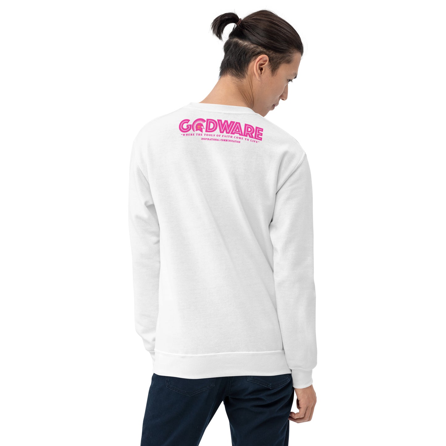 Make Sense Unisex Sweatshirt - Pink/black