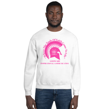 Godware Logo Unisex Sweatshirt - Hot Pink logo