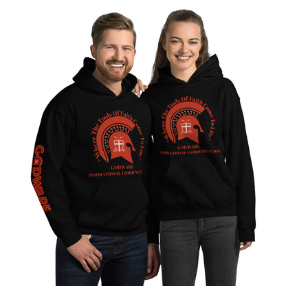 Godware Brand Helmet Logo Unisex hoodie - Poppy logo