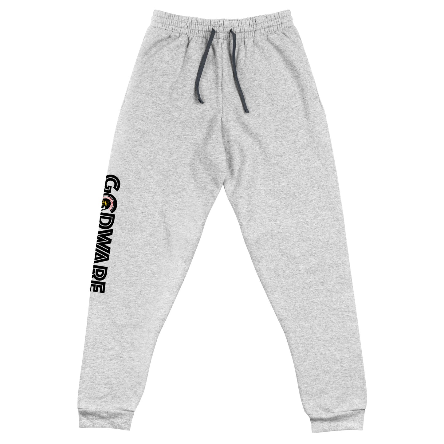 Brand Logo Unisex Joggers - Black print