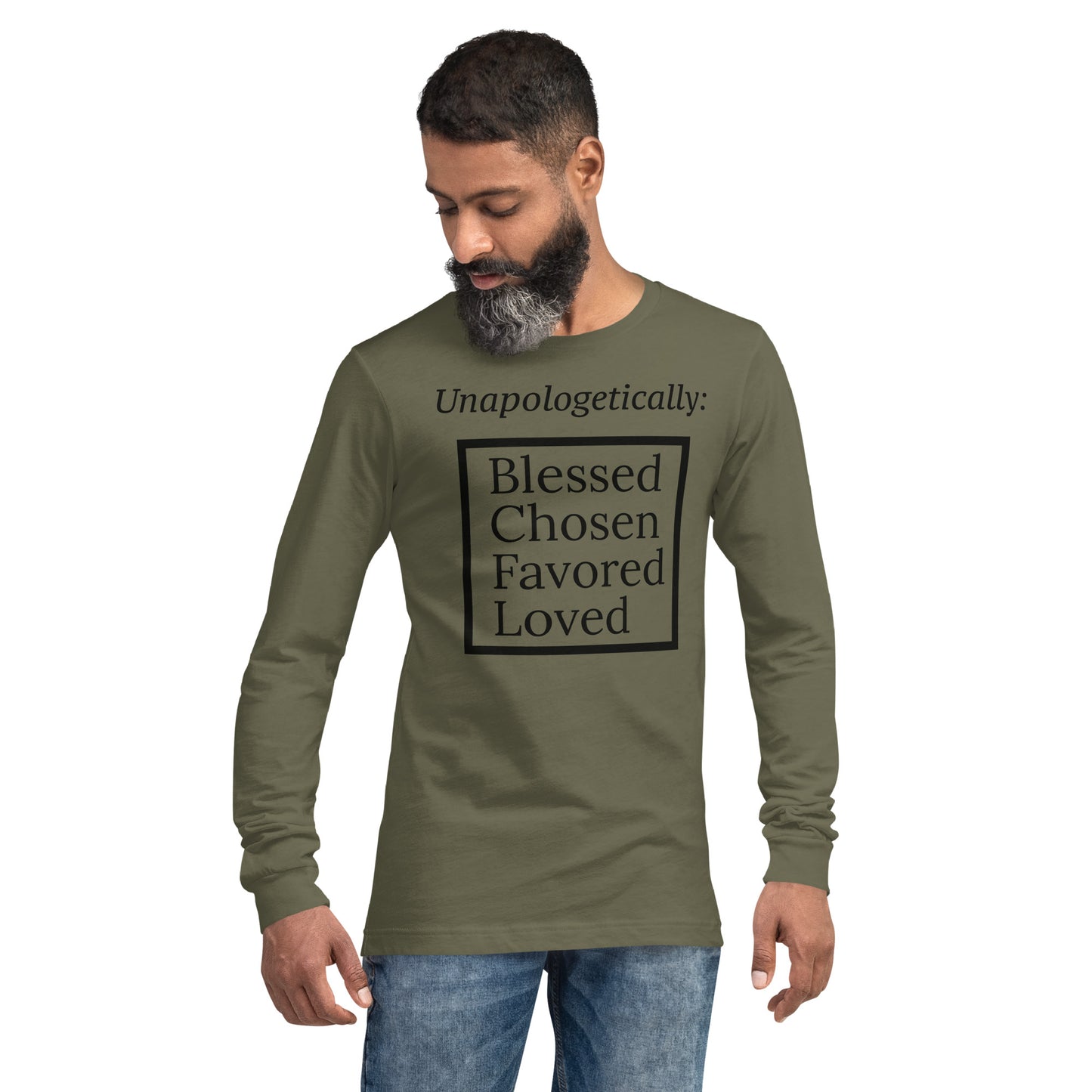 Unapologetic Inspirational Unisex Long Sleeve Tee