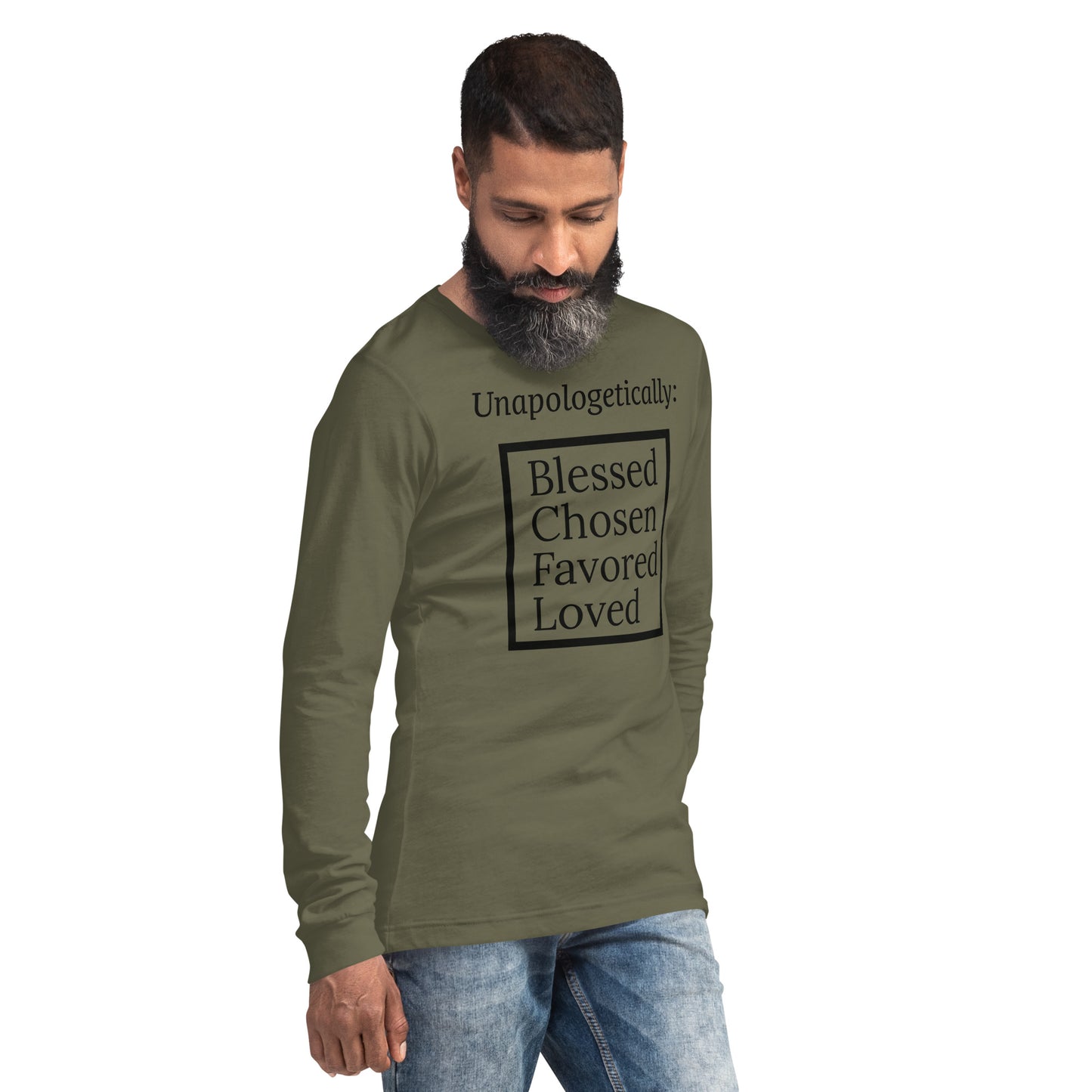 Unapologetic Inspirational Unisex Long Sleeve Tee