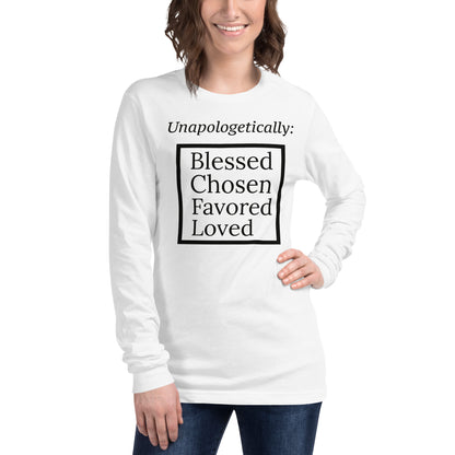 Unapologetic Inspirational Unisex Long Sleeve Tee