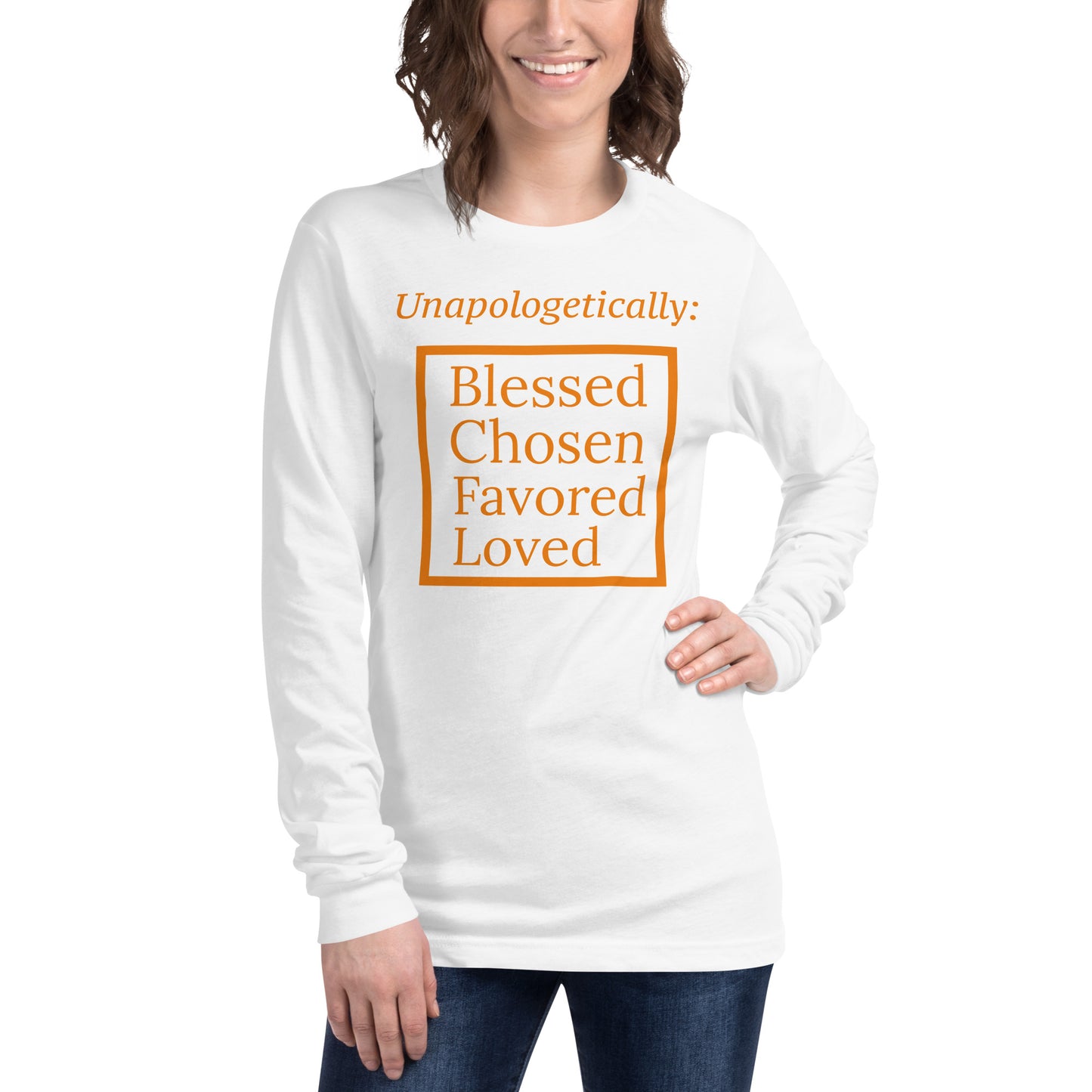 Unapologetic Inspirational Unisex Long Sleeve Tee