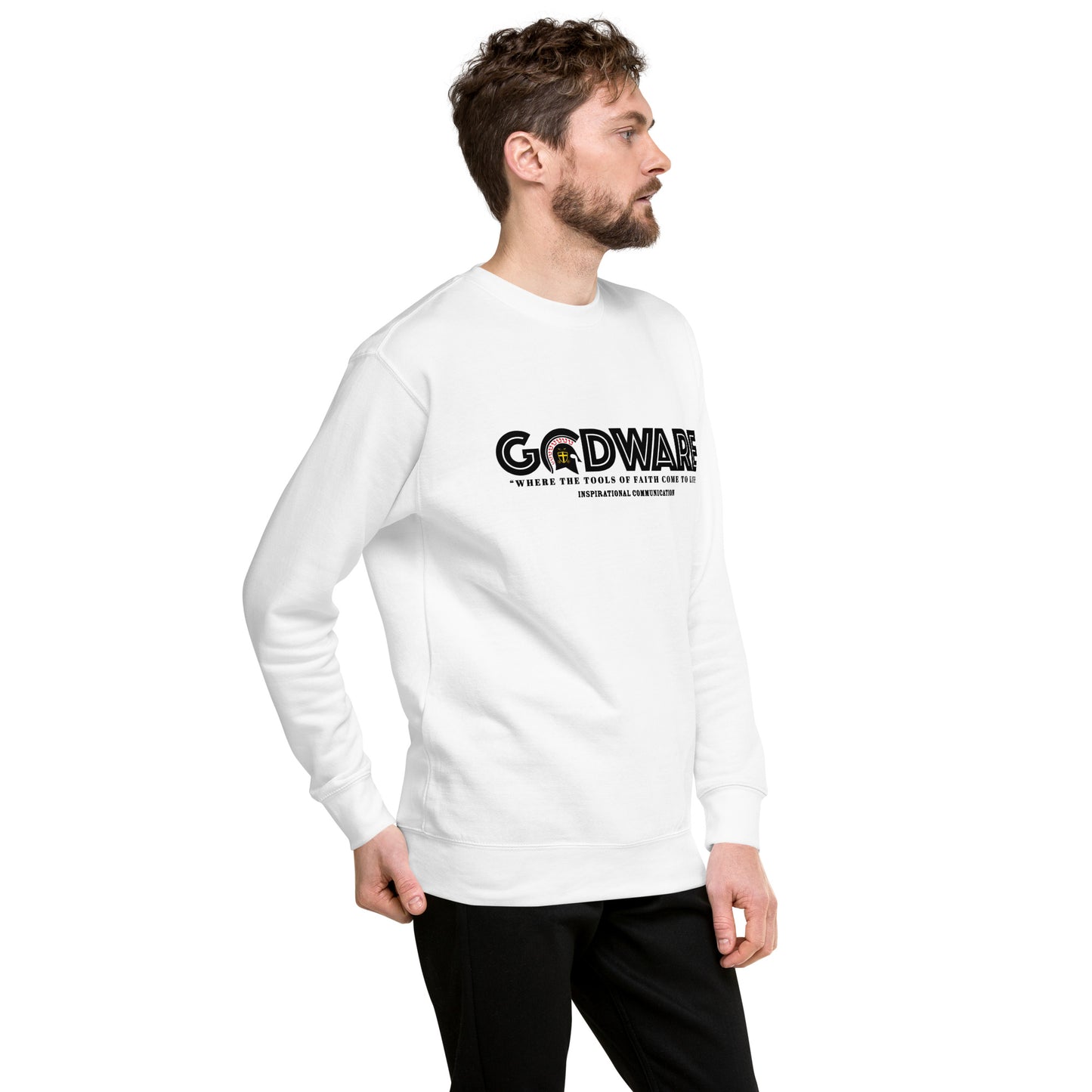 Godware logo (Premium Cotton) Sweatshirt - Black print