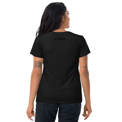 Redeemed Women's short sleeve cotton t-shirt - Black Multi