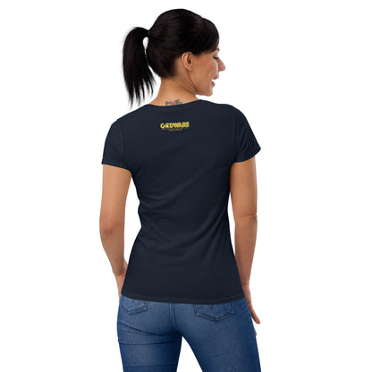 Attributes of God Women's short sleeve t-shirt - Yellow Print